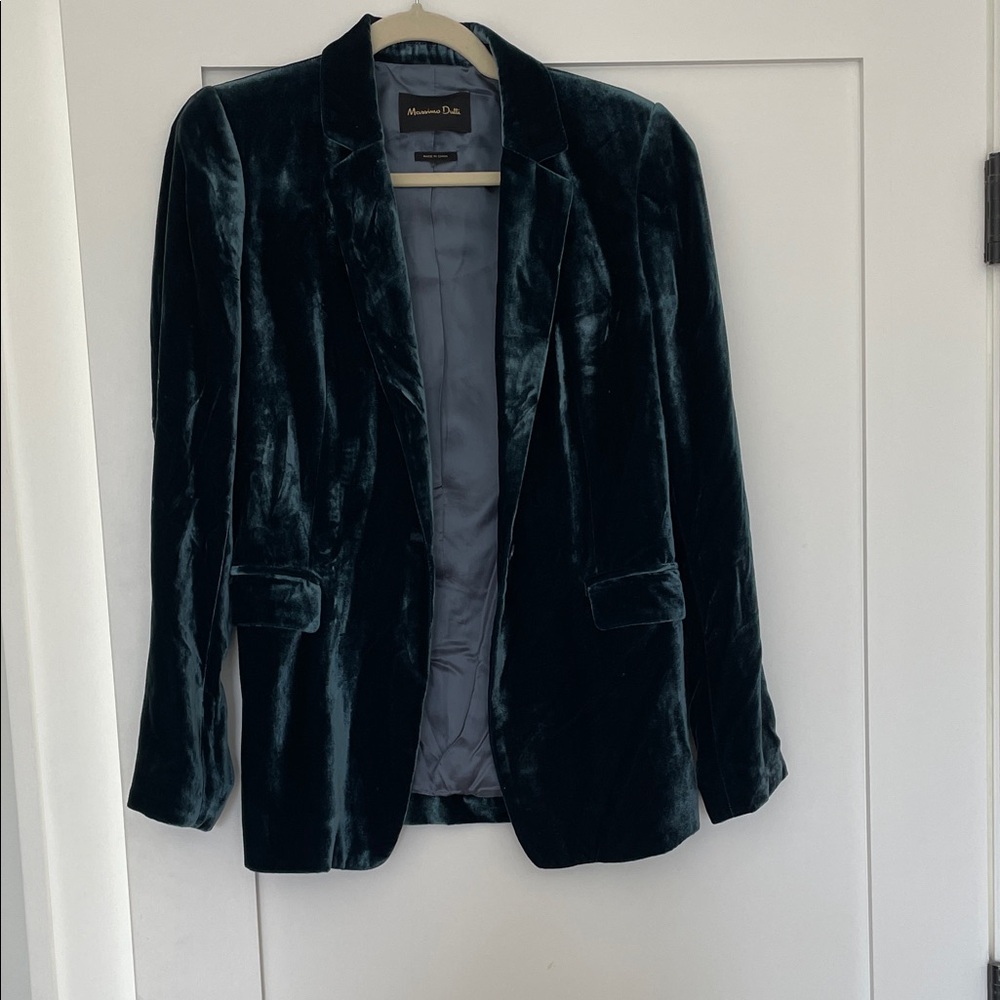 Massimo Dutti Velvet Blazer